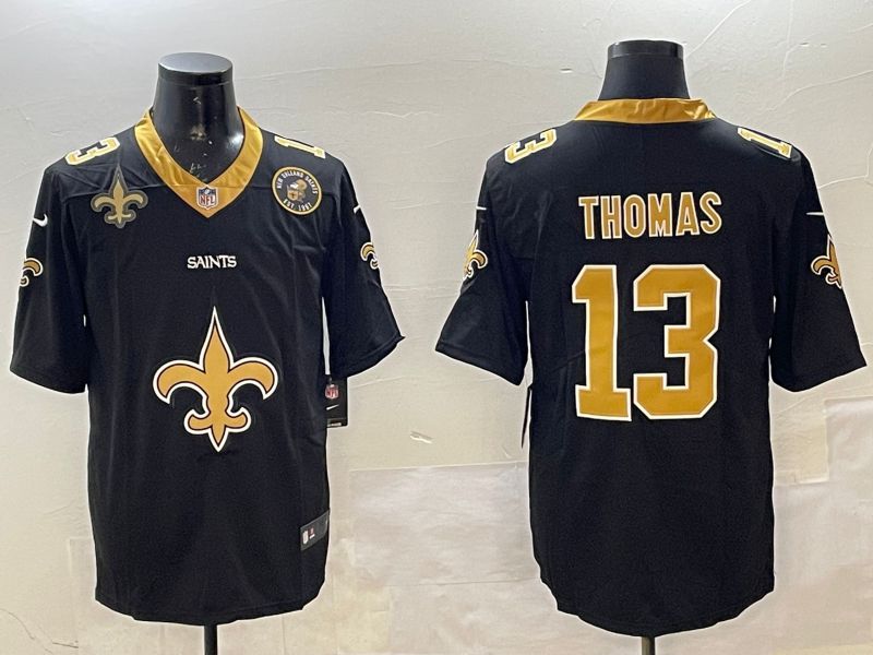 Men New Orleans Saints #13 Thomas Black Brigade standard 2025 Nike Limited NFL Jersey style 4->new orleans saints->NFL Jersey